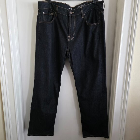 7 For All Mankind Men’s Dark Wash Standard Straight Leg Jeans Size 38 - Picture 1 of 5